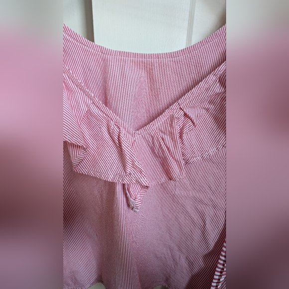 GAP red and white striped blouse - Picture 4 of 5